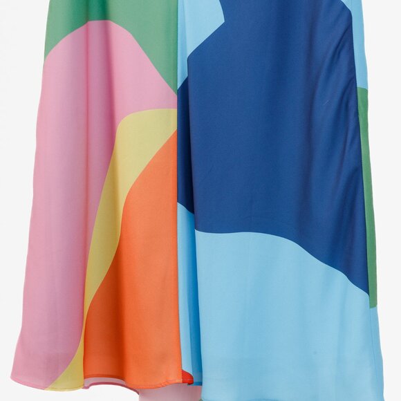 Staud Milla Mini Dress in Capri/Coastal Marble - Picture 7 of 9